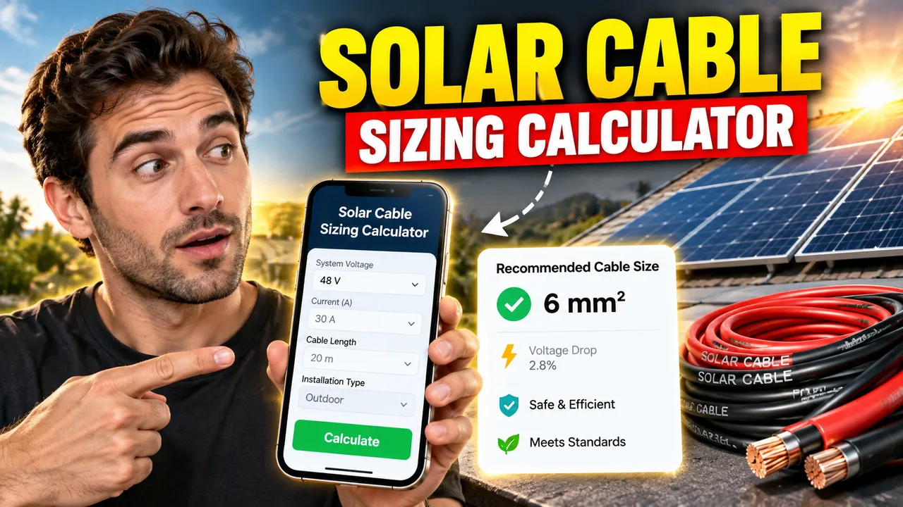 Solar Cable Sizing Calculator App