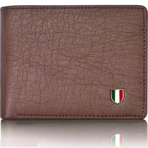 WILDAUK Men Casual, Evening/Party, Formal, Travel, Trendy Brown Artificial Leather Wallet (3 Card Slots).(W108)