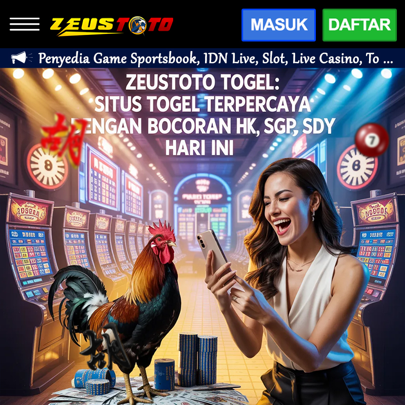 ZEUSTOTO TOGEL: Situs Togel Terpercaya dengan Bocoran HK, SGP, SDY Hari Ini image 1