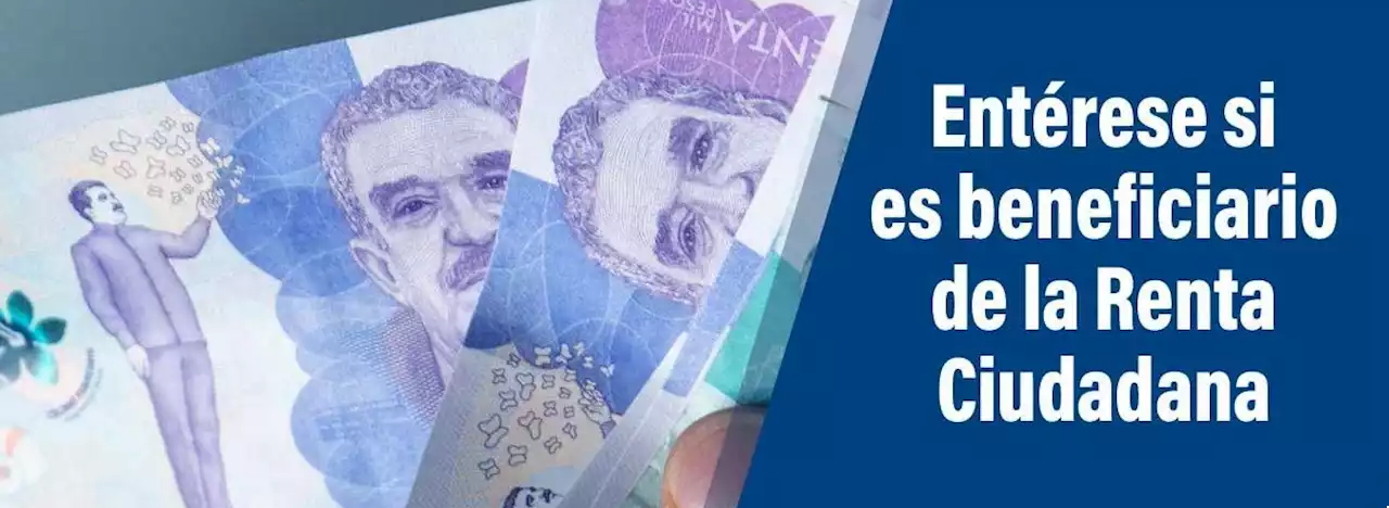 Consulta con cédula la Renta Ciudadana 2024