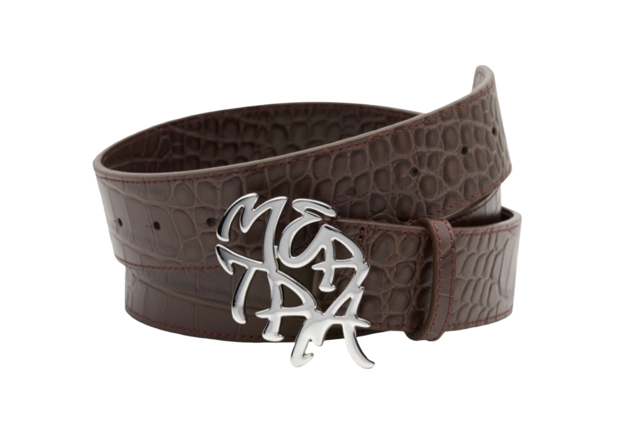 Mertra Alligator Belt Brown