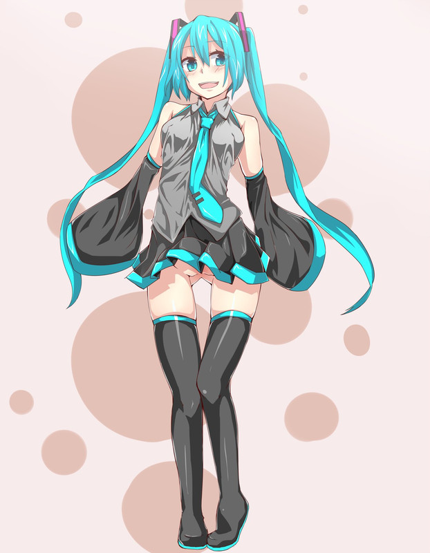 1385283_  hatsune miku (vocaloid) drawn by jaku denpa