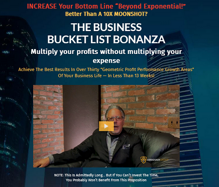 Jay Abraham - Beyond Exponential Business Bucket List Bonanza 2023