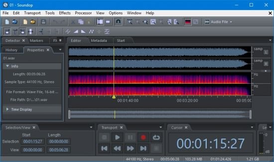 Soundop Audio Editor 1.8.0.0