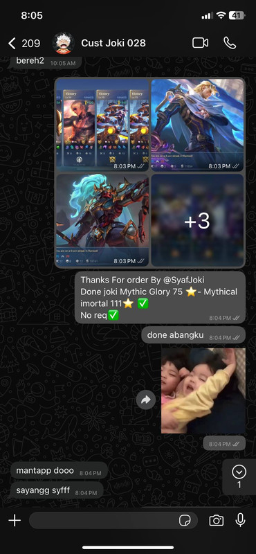 Customer WhatsApp feedback screenshot 22
