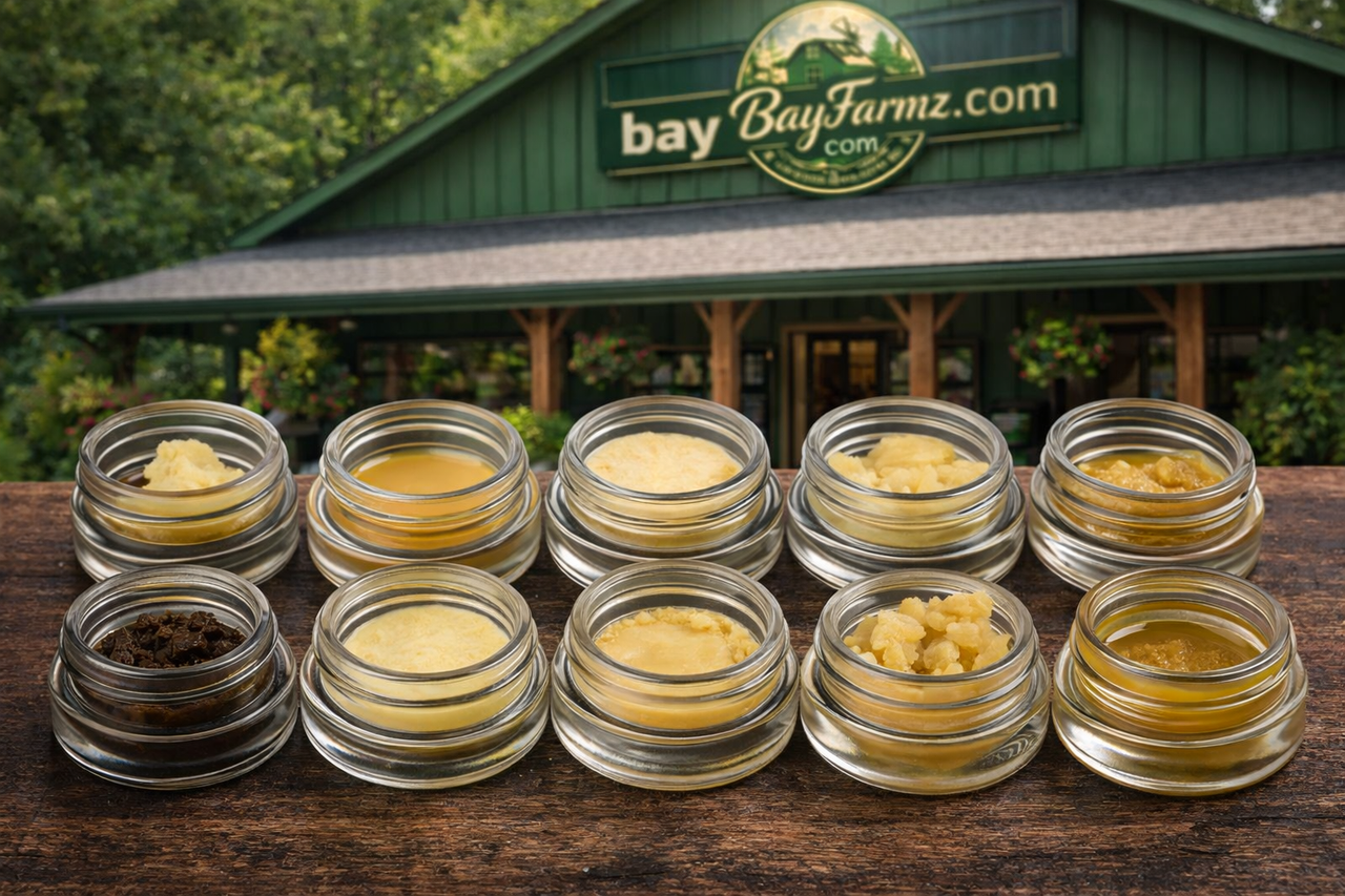  high‑quality cannabis concentrates, solventless