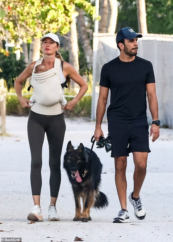 Gisele Bündchen's Miami Beach Outing: Precious Moments with Newborn and Boyfriend Joaquim Valente