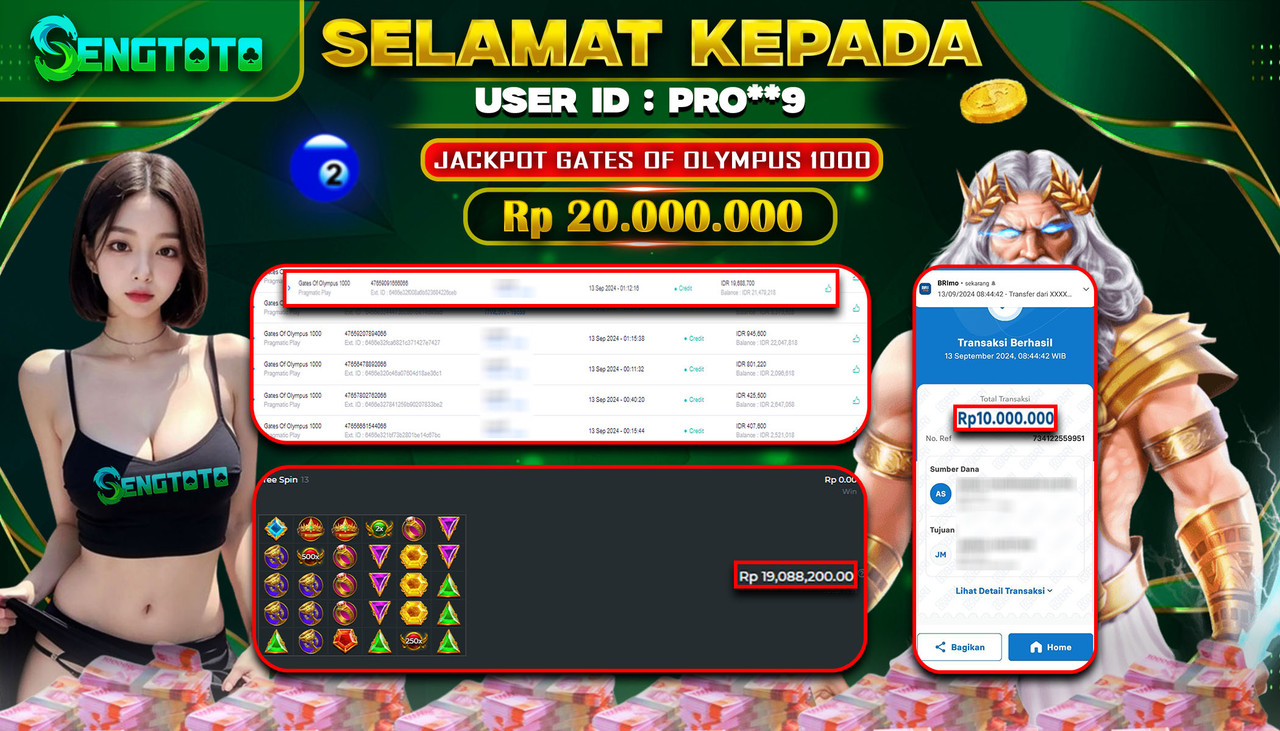 BUKTI PEMBAYARAN SLOT GATES OF OLYMPUS 1000