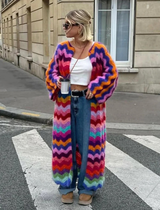 Customer happy with colorful Chloe Ottawa coat
