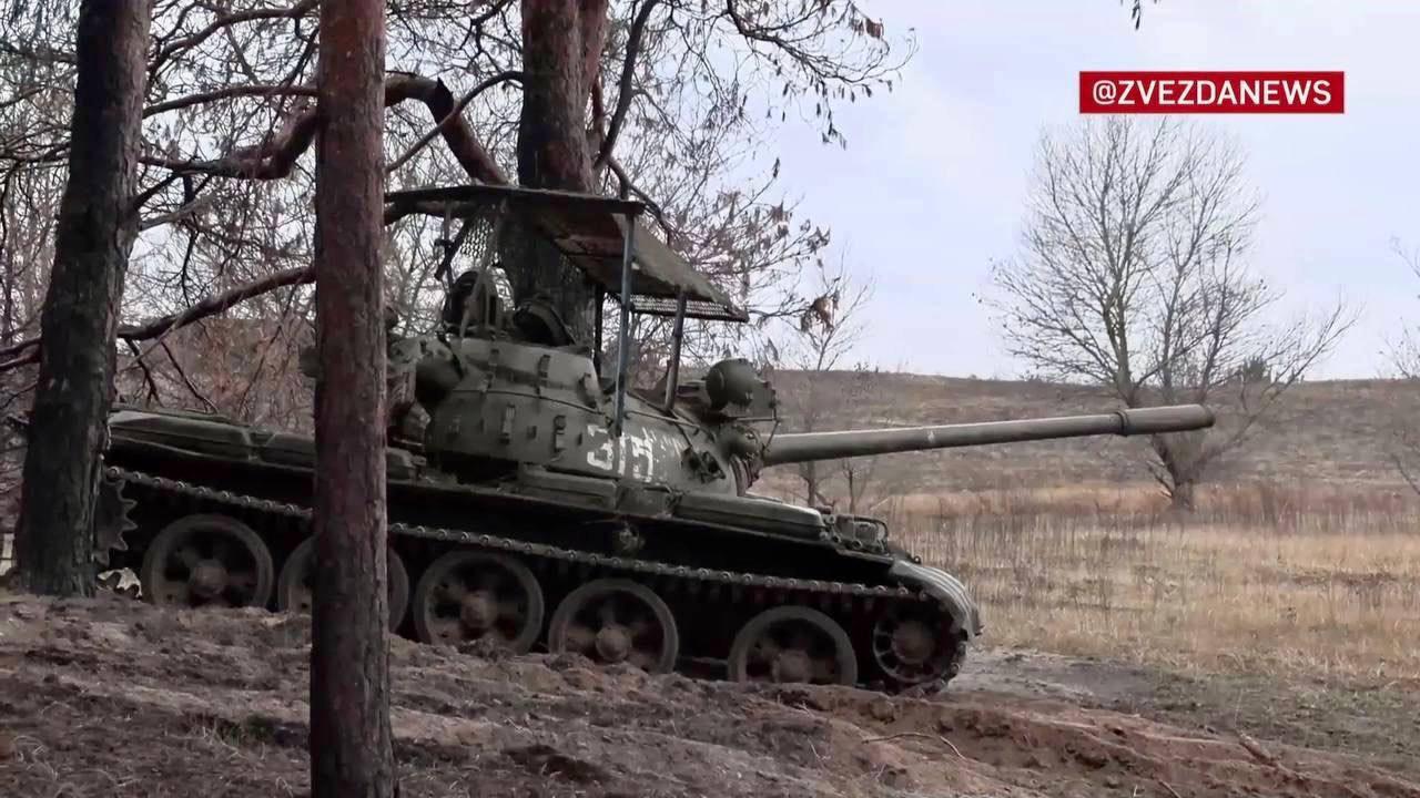 T-54/55 en Ukraine T-55-a-Kherson
