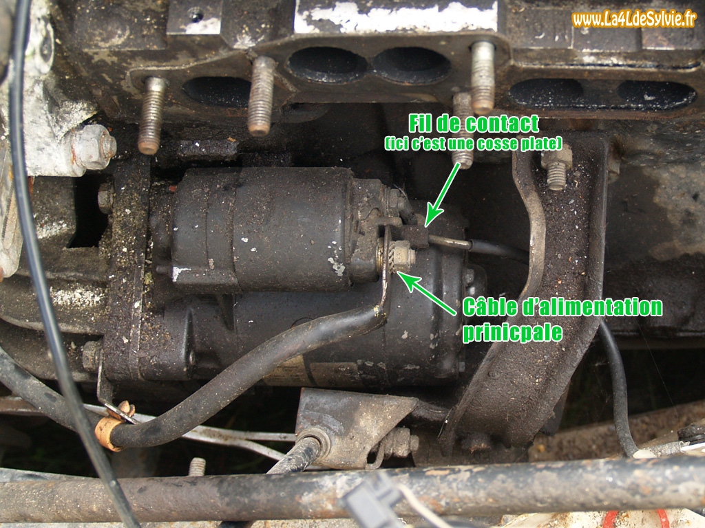 branchement-demarreur-4l