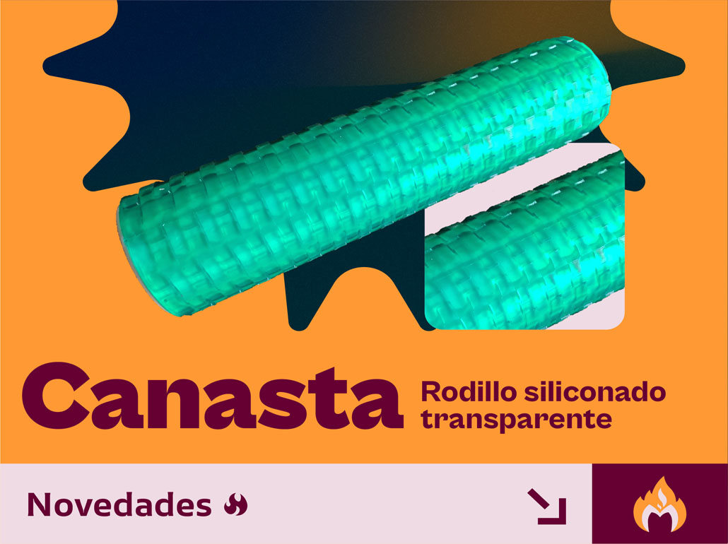 Rodillo Siliconado Canasta Utensilio De Repostería Grabador De Fondant