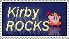 Kirby rocks stamp