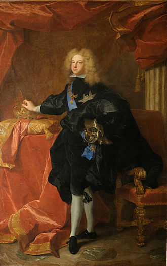 1 patagón Felipe V. Paises Bajos Españoles. Amberes 1705. 330px-Hyacinthe-Rigaud-Philippe-V-roi-d-Espagne-1683-1746-Google-Art-Project