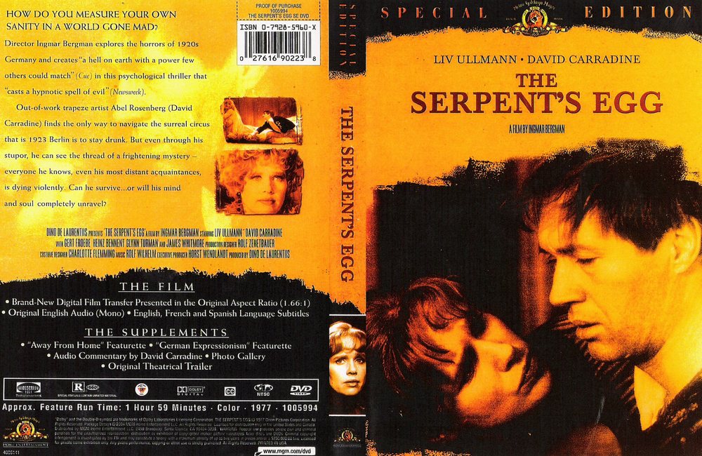 The Serpent's Egg / Hadí vejce (1977)