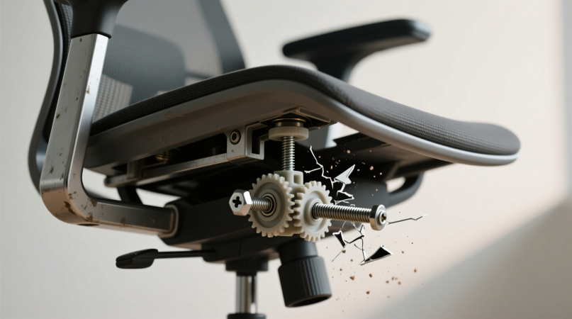 Почему кресло не фиксируется в положении