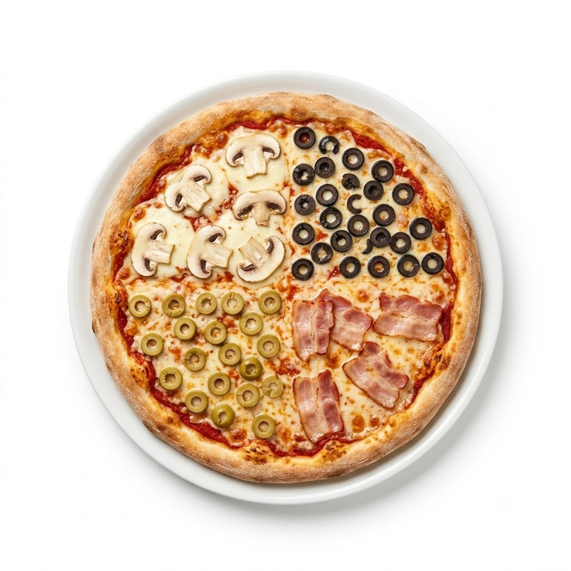 Pizza 4 Estaciones (32 Cm. Aprox.)