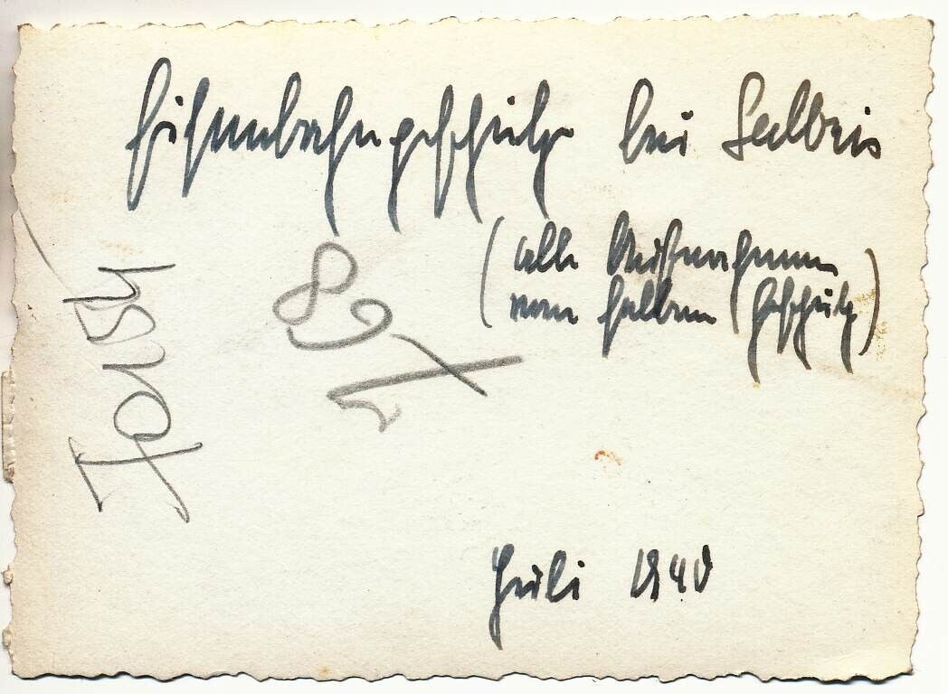 Foto WK II Frankreich 1940 Salbris Eisenbahngeschütz Eisenbahn Geschütz FO154 (1)