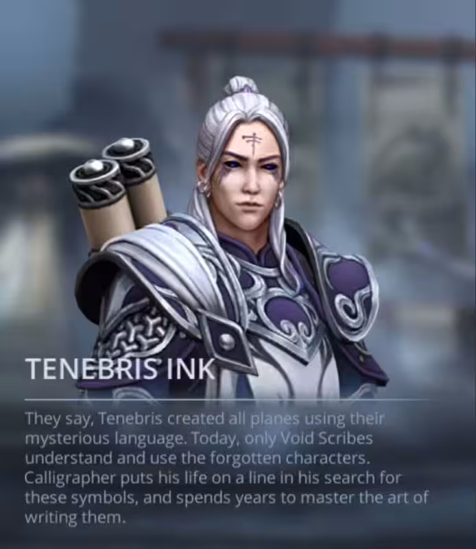 Tenebris creation statement
