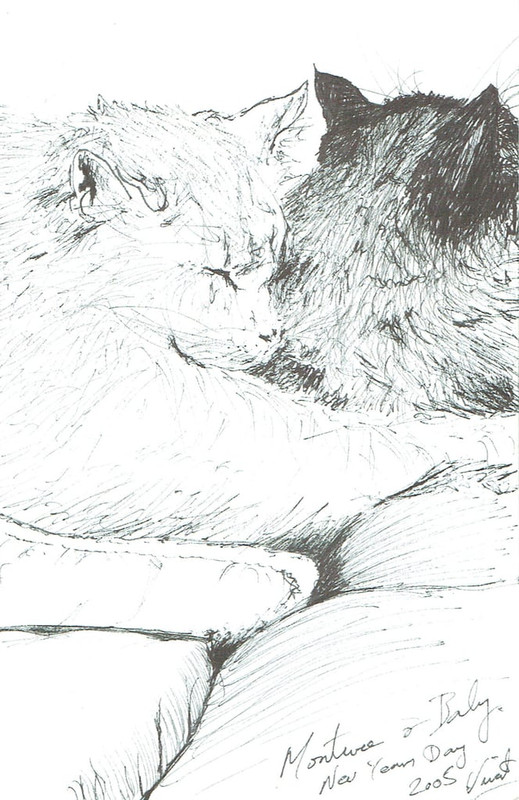 Vincent-Alexander-Booth-Montwee-and-Baby-New-Year-2005-2005-Meister-Drucke-1037141
