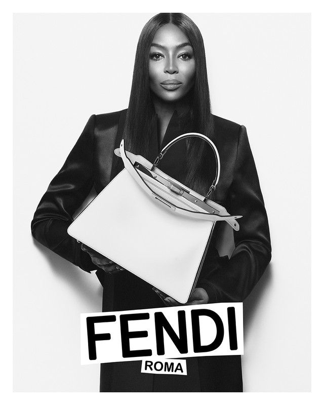 Fendi, Naomi Campbell nella campagna In Love With My Peekaboo