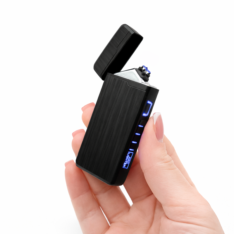 Електрична USB запальничка LazerTAC чорна