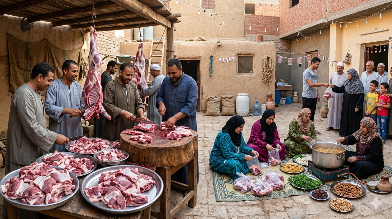 لحوم الأضاحي: بركة العيد، قيمة غذائية، وفنون في المائدة