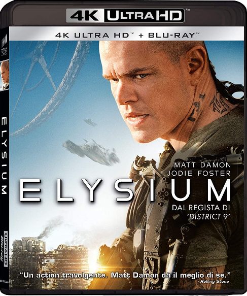 Elysium (2013) Full Blu Ray UHD 4K DTS HD MA