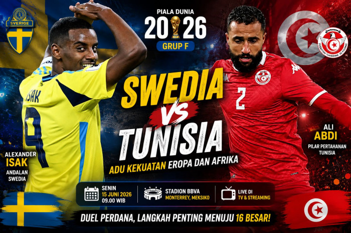 Swedia vs Tunisia Live Stream