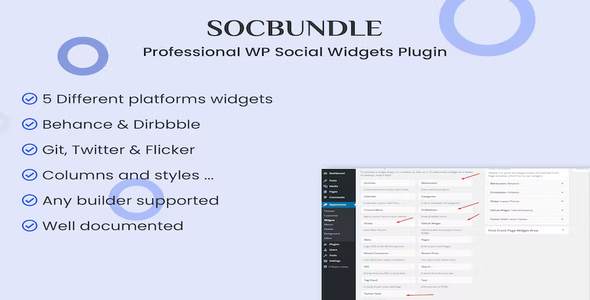 SocBundle – Professional WP Social Widgets Plugin