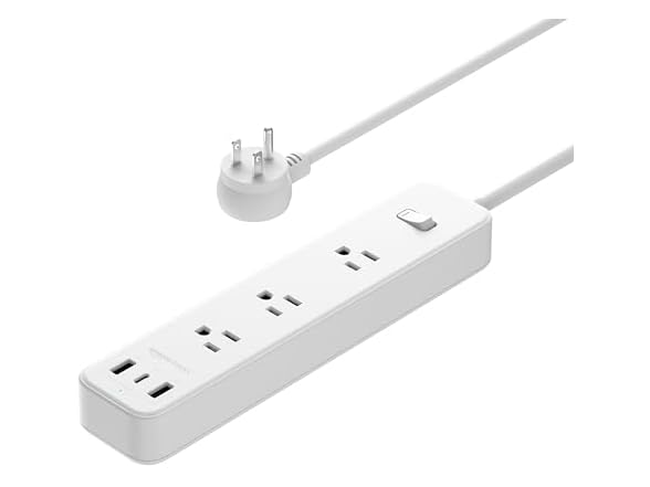 AmazonBasics 5′ Three-Outlet Extension Cord: Affordable Power Solution Now .85 AmazonBasics 5′ Three-Outlet Extension Cord: Affordable Power Solution Now .85