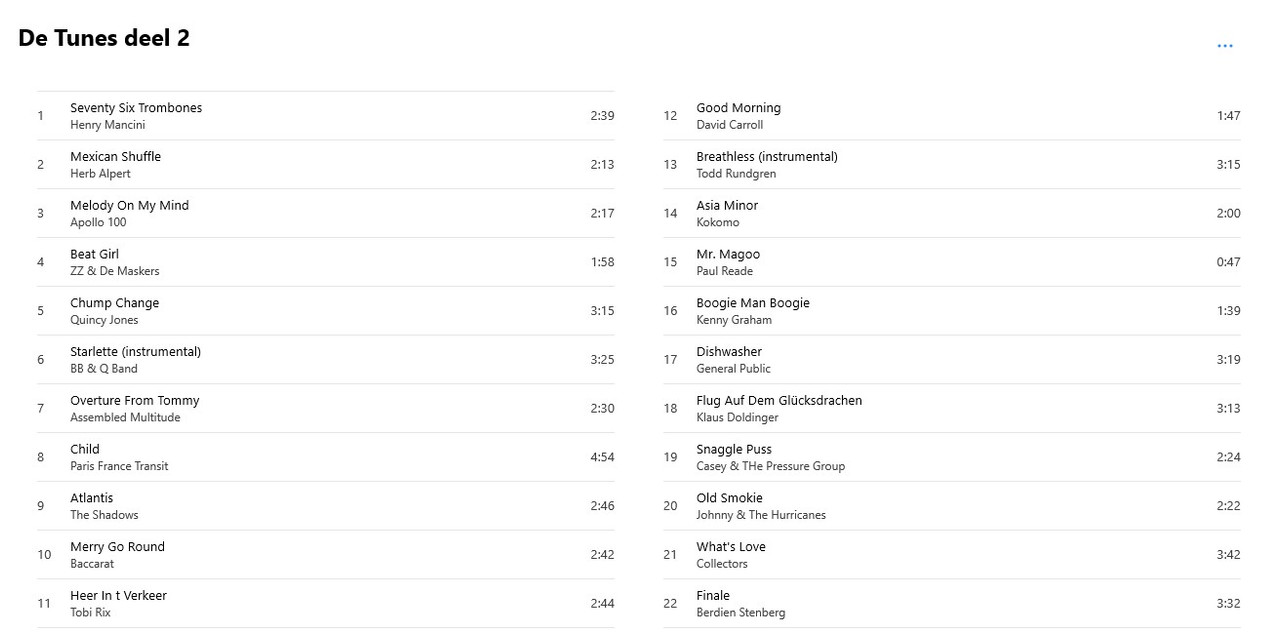 tunes back 2