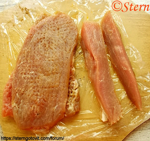 Шашлык из свиной вырезки с беконом