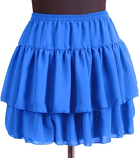 Women's Flared Short Skirts Basic Versatile Pleated Mini Skater Elastic Skirts - Picture 29 of 47