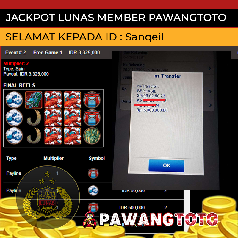 Jackpot Koi Gate PAWANGTOTO