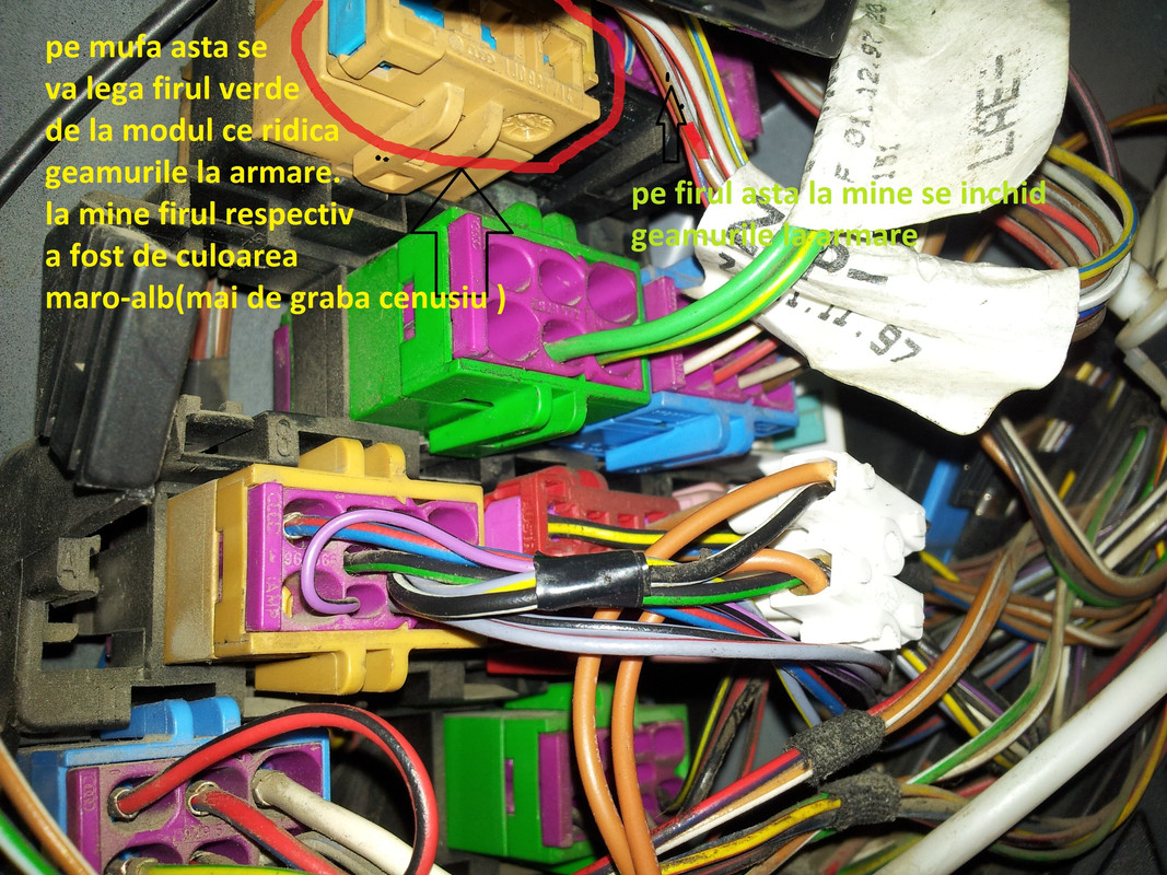 mufa maro cu firul de inchidere a geamurilor1