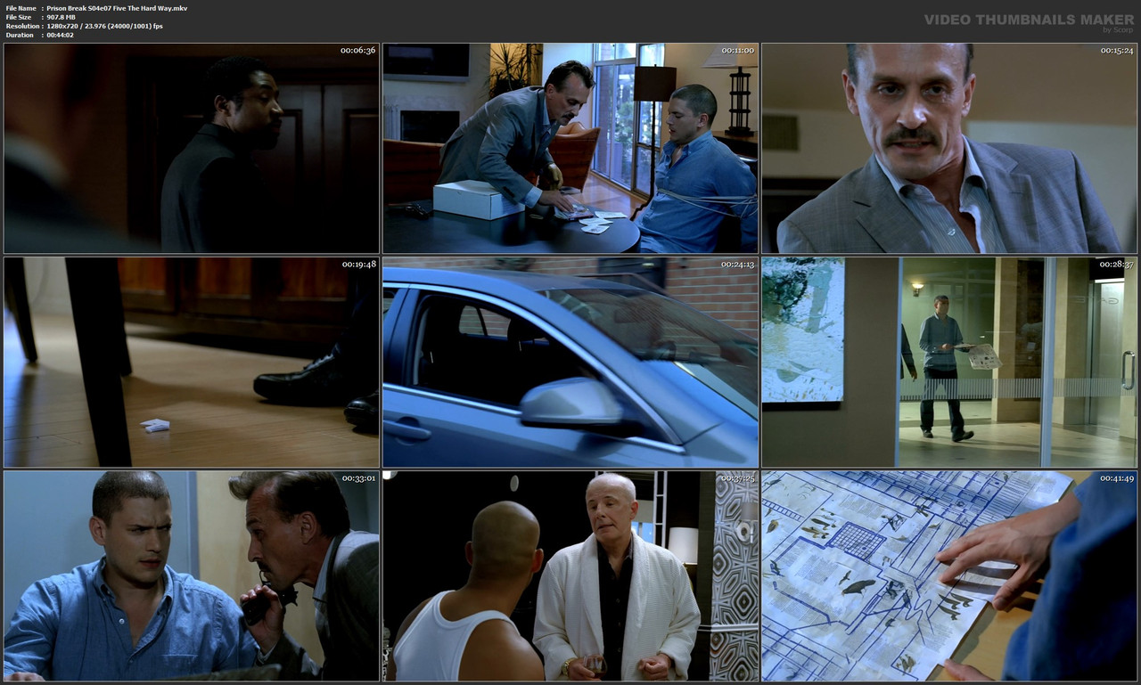 Prison Break S04e07 Five The Hard Way.mkv
