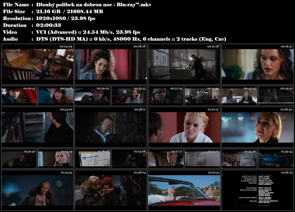 Re: Dlouhý polibek na dobrou noc / Long Kiss Goodnight (1996