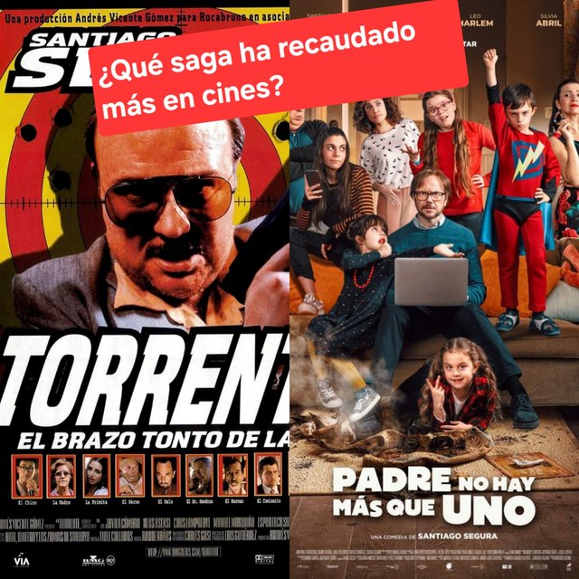 “PADRE NO HAY MÁS QUE UNO” O “TORRENTE”, ¿QUÉ SAGA CINEMATOGRÁFICA HA RECAUDADO MÁS EN CINES?