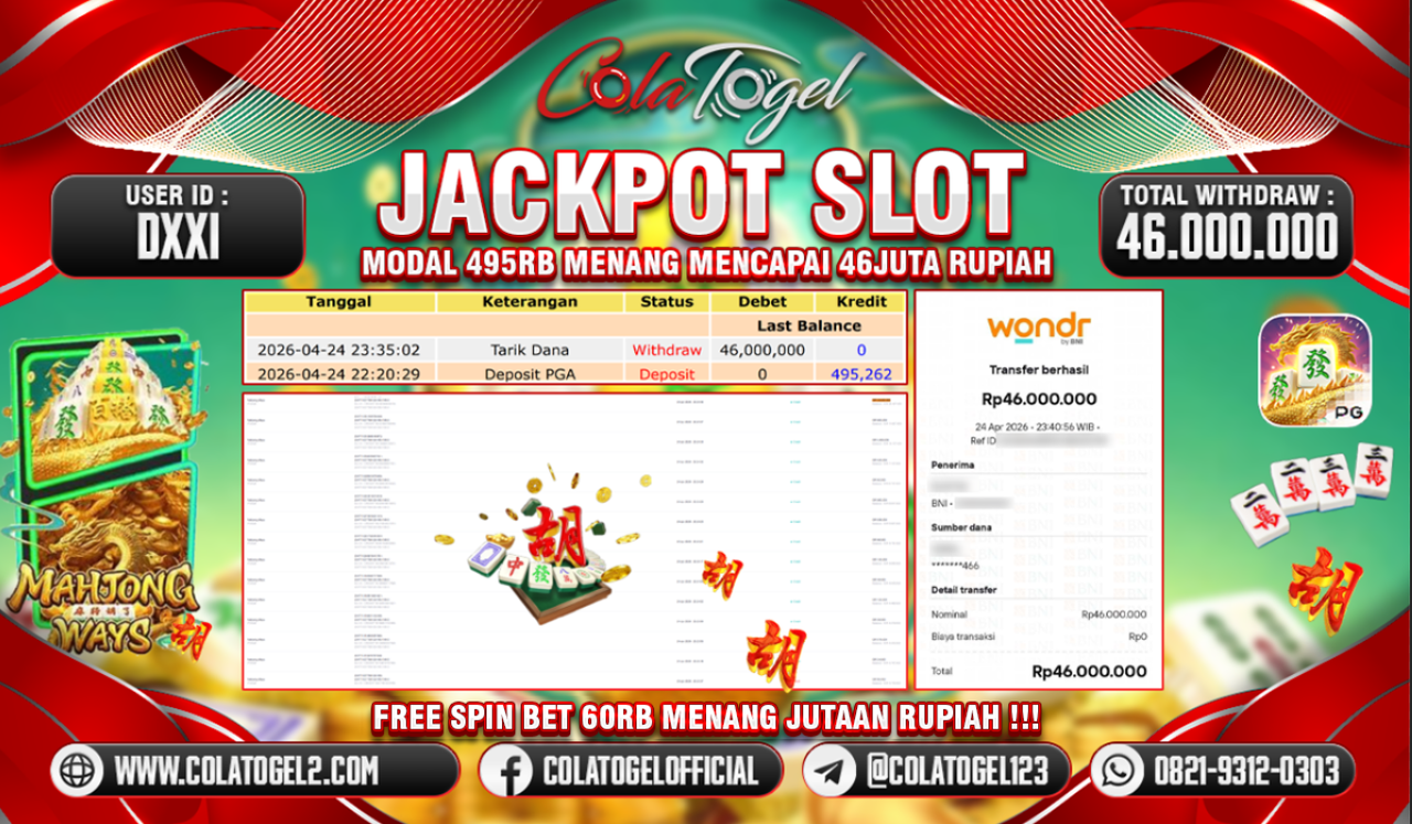 JACKPOT SLOT GACOR!!