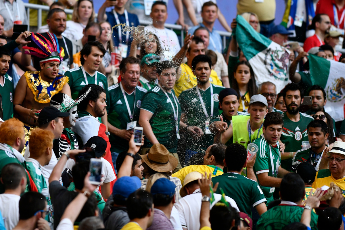 La afición Mexicana está presente en Qatar y tunde con todo al equipo Argentino