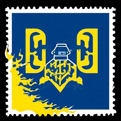 Postal-stamp-style-art-of-a-fl-34