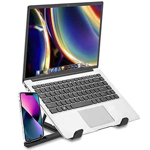 Amazon: Soporte para laptop con soporte para celular