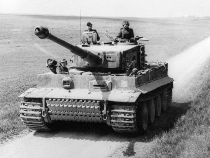 Un Panzer VI Tiger en el norte de Francia en 1944
