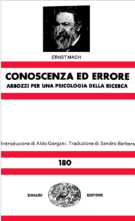 Ernst Mach - Conoscenza ed errore. Abbozzi per una psicologia della ricerca (1982)