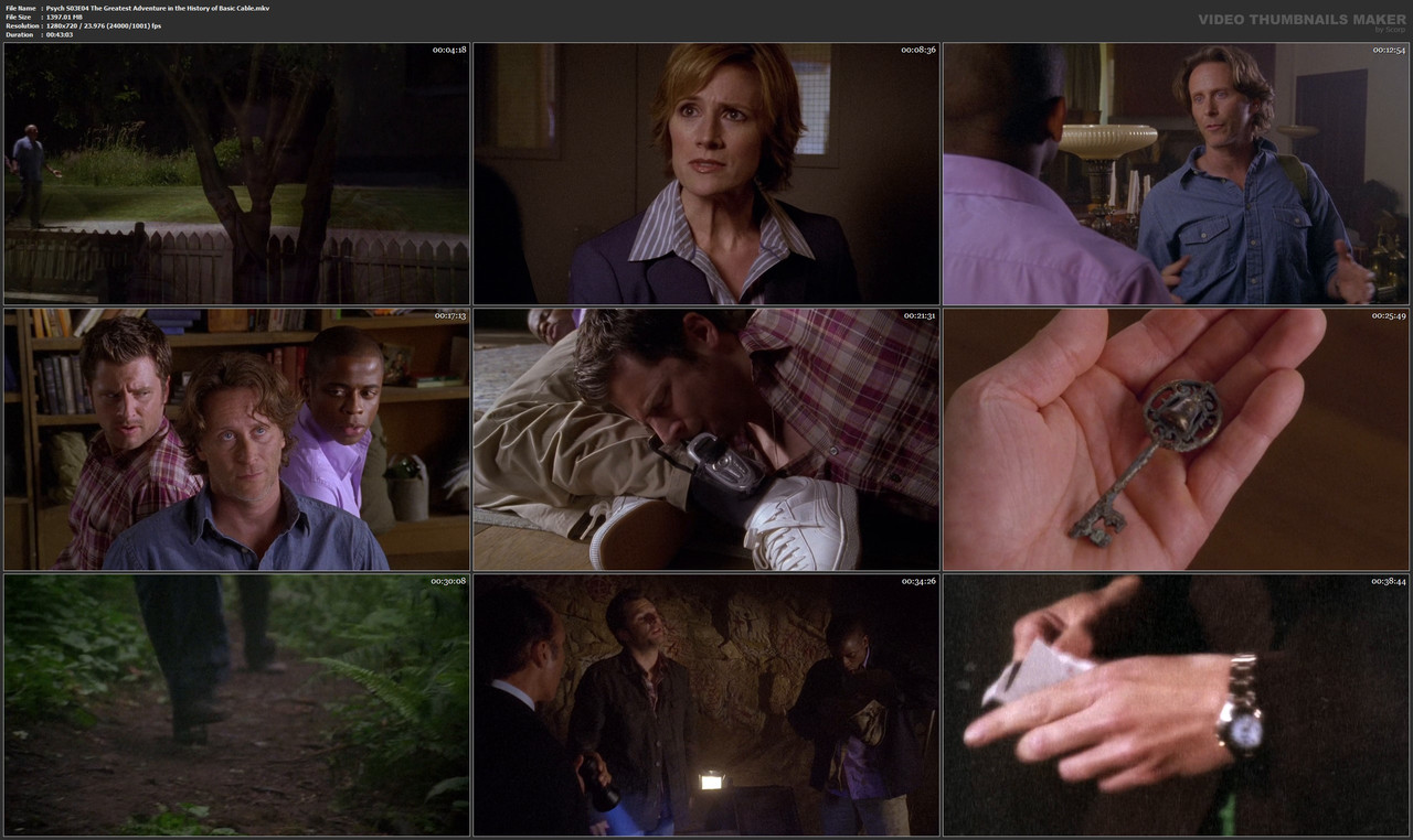 Psych S03E04 The Greatest Adventure in the History of Basic Cable.mkv