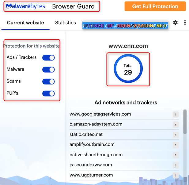 واخيراً أول إصدار ثابت بعد البيتا من{Malwarebytes Browser Guard}{الاضافة القوية للحماية للمتصفحات} 2019-10-04-08h39-17