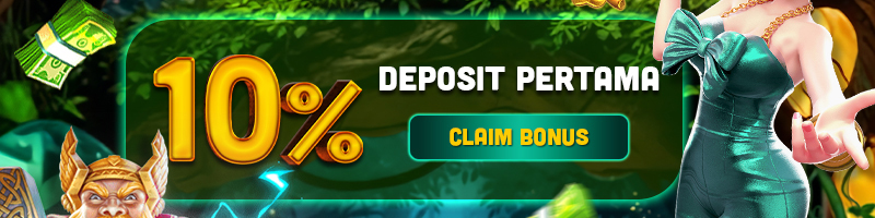 BONUS DEPOSIT HARIAN 10% MAKSIMAL 200RB