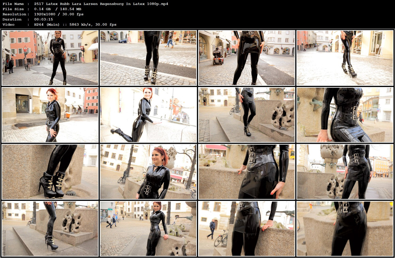 2517 Latex Rubb Lara Larsen Regensburg In Latex 1080p mp4