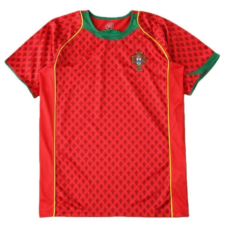 2004 season Portugal home retro Fan version